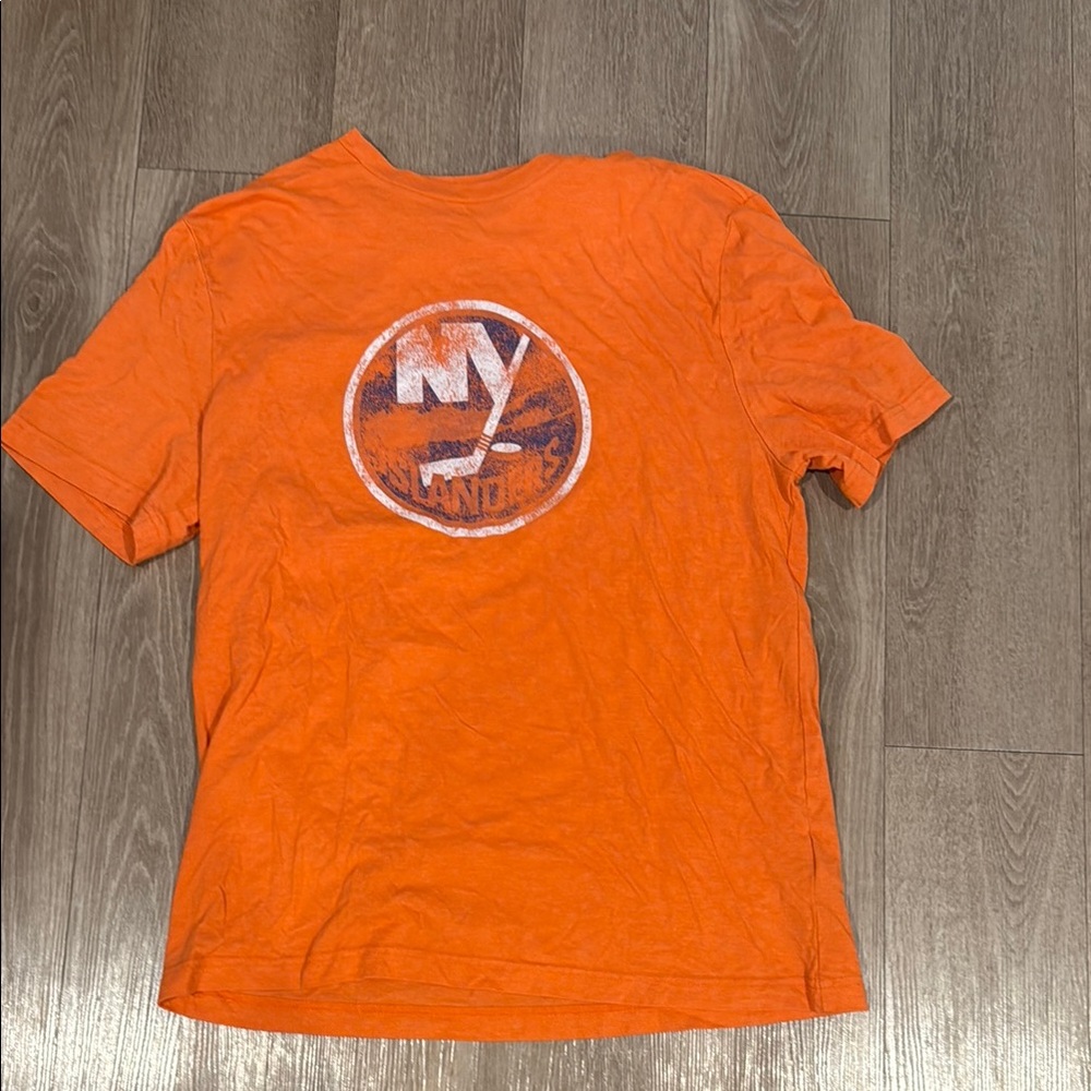 Fanatics Orange Short Sleeve Tees New York Islanders